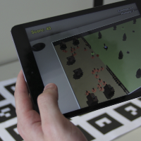 Game being played on iPad